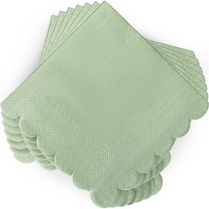 Disposable Birthday Party Napkins Square 250mm Multi Color Lace Design For Hotels Restaurants - Product Image 3