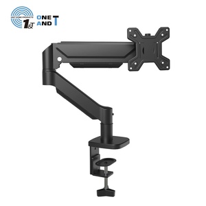 Kehao Aluminum Alloy <b>Black</b> Pneumatic Spring Computer Display <b>Bracket</b> Screen Cantilever Desktop Support Lifting - Product Image 5