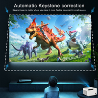 Proyector Inteligente P20 de la Mejor Calidad, 500 ANSI Lúmenes, Full HD 1080P, Video 4K, Android 14, Enfoque Automático, 2GB 8GB, LCD, HiFi Estéreo, Portátil