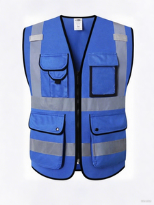 हॉटसेल थोक उच्च दृश्यता चिंतनशील निहित है आईएसओ 20471 कक्षा 2/एनसी कक्षा 2 फ्लू ग्रीन वेस्ट - Product Image 3