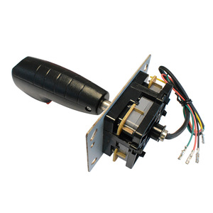Arcade Flight Joystick With Vibration For <b>Pc</b> Gaming Controller 10x10 Cm Wiring Interface - Product Image 4