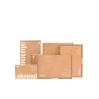 Cajas de Cartón para Aviones con Doble Inserto Resistente, con Relieve y Recubrimiento UV, Soluciones de Embalaje Reciclables Hechas a Medida