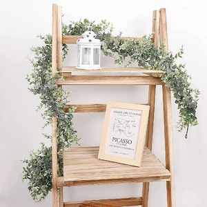 Guirlande artificielle d'eucalyptus 175 cm, plante verte suspendue pour décoration murale, maison, mariage, extérieur - Product Image 3