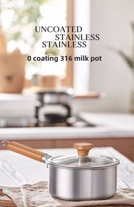 Ensemble de casseroles et poêles en acier inoxydable tri-couches, compatibles induction et gaz, pour cuisine, OEM - Product Image 5