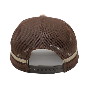 Gorra de Béisbol Premium de 5 Paneles, Estructurada, de Sarga de Algodón, con Visera Precurvada y Logotipo Bordado Plano para Deportes Personalizados OEM - Product Image 4