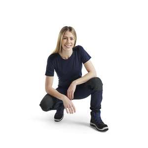 BLAKLADER - 712216458699C42 Women's 4-way <b>stretch</b> Service <b>trousers</b> Dark navy/<b>Black</b> - EAN 7330509742587 WORK <b>TROUSERS</b> - Product Image 4