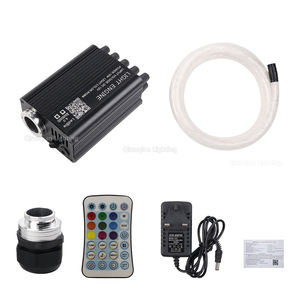 16W RGBW LED Yıldızlı Gökyüzü Projektörü 3m 500+240 adet 0.75mm Fiberler Ses Aktifli APP Uzaktan Kumandalı Araç Tavanı IP54 - Product Image 6