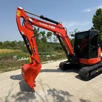 Excavatrice compacte Kubota KX165 d'occasion, 6 tonnes, à bras court, 0-1000 heures de fonctionnement, importée du Japon, d'origine.
