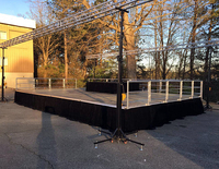 Présentoirs en treillis durables pour podium de concert pour événements musicaux