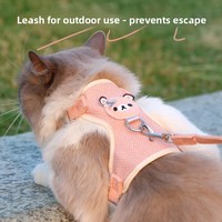 Harnais de traction pour animaux de compagnie en polyester, style gilet, anti-évasion, pour la promenade des chiens, fournitures pour animaux