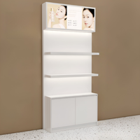 M2 Display Moderne Spa Boutique Design Cosmétiques Vitrine Parfum Vitrine Comptoir Salon Spa Vitrine avec Lightbox