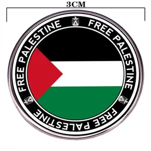 Pinos da bandeira da Palestina - Pinos de metal para bandeira nacional da Palestina, logotipo personalizado, pacote livre de Gaza e Palestina