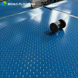 Rollo de Alfombra de PVC Antideslizante de 2mm~5mm de Grosor para Piso de Garaje, Autobús, <span class=keywords><strong>Taller</strong></span>, Alfombra de Vinilo de PVC para Garaje - Product Image 6