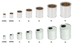 Boîte de conserve ronde <span class=keywords><strong>4L</strong></span> pour le stockage de peinture automobile Conteneur métallique vide Boîte en fer blanc Prix d'usine - Product Image 6