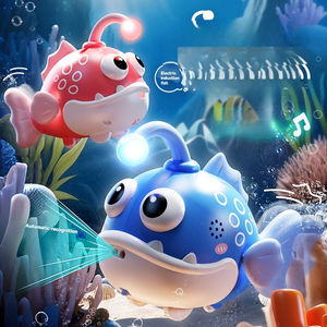 Induzione elettrica a dondolo pesce pancia giocattolo con luci musica mamma per bambini giocattolo giocattoli educativi stelo - Product Image 1