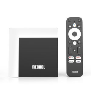 Mecool 4k <span class=keywords><strong>Google</strong></span> Amlogic S905 Y4 Quad Core Set Top Box Prime Video Pre-certificado Doble Wifi con BT5.0 Tv Box KM7 PLUS - Product Image 1