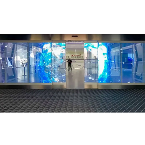 Ngoài trời p1.25 LED trong suốt phim hiển thị cao minh bạch lá Phim Led video tường LED Strip Màn hình hiển thị - Product Image 1