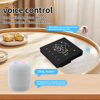 UBARO K7 86 WiFi Smart Thermostat Tuya App Layar Sentuh Jarak Jauh untuk Pemanas Air Listrik AC90-240V 16A Kontrol Suara