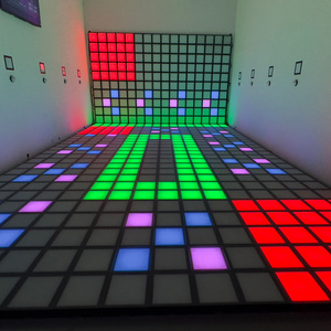 Piastrelle LED Interattive Pixfi Games 30x30 Sensibili alla Pressione per il <span class=keywords><strong>Gioco</strong></span> 'Il Pavimento è Lava' e 'Active Grid' - Product Image 1