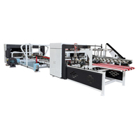 Machine à plier et coller les boîtes en carton, très vendue, sûre et économique, machine à assembler et coller les boîtes en carton