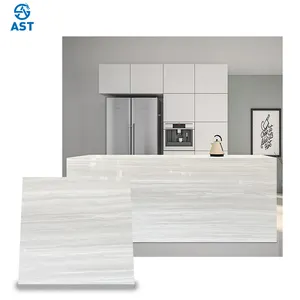 AST OEM/ODM Marmer piedra noble en precio barato China Natural Marbre Fliese blanco madera mármol azulejos para Interior