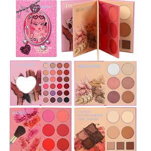 High Pigment <b>Eyeshadow</b> Palette Custom Logo Wholesale Makeup For Fair Dark Skin - Product Image 3