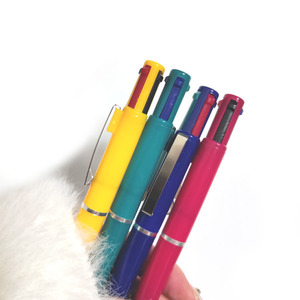 Bolígrafo Escolar Promocional 4 en 1 Multicolor, Plástico, Pulsador, Ancho de Escritura de 0.5 mm - Product Image 6