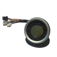 Instrumen Sepeda Motor, Termometer Air dan Pengukur Bahan Bakar Gigi 1-6 Bulat, Speedometer Odometer Dasbor, LCD Digital Modifikasi