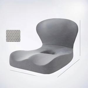 Nouveau coussin de siège de <span class=keywords><strong>voiture</strong></span> de luxe 2026 en mousse à mémoire de forme avec support <span class=keywords><strong>lombaire</strong></span> et coussin de dossier pour longues périodes assises - Product Image 4