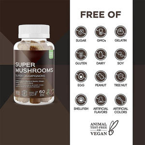 Жевательные конфеты с грибами Super Mushroom для ежедневного приема под собственной торговой маркой: Грибы Львиная грива, веганские, супер-грибные добавки - Product Image 3