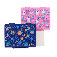 Boîte à lunch pour enfants Bento Contenants en plastique en plastique Boîte à lunch pour adultes/tout-petits Boîte à lunch Bento à 5 compartiments
