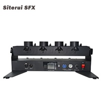 SITERUI SFX canon à confettis électronique à quatre têtes équipement d'effet de scène pour DJ fête mariage et fournitures de fête de cérémonie ouverte