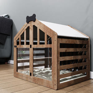 Vente en gros de meubles de caisse d'intérieur pour niche moderne pour chiens de grande taille - Product Image 6