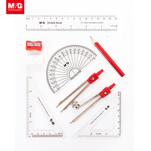 M & G כתיבה ספר PVC גבוהה דיוק תלמיד גיאומטרי שליט סט - Product Image 2