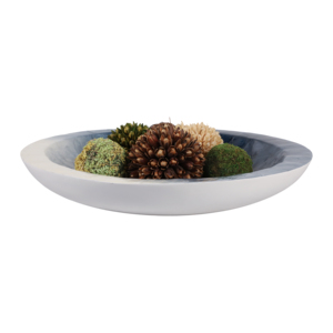 Ciotola Decorativa Rotonda Ombre Contemporanea, Elegante Elemento d'Arredo per Tavolino da Caffè e Bancone della Cucina - Product Image 2
