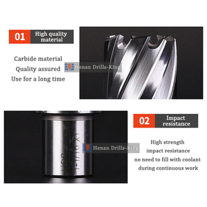 Hot bán HSS TCT 35m 50mm100mm sâu khoan khoan rỗng cho bê tông <span class=keywords><strong>Carbide</strong></span> khoan từ và máy phay - Product Image 6