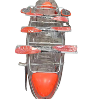 Canoë-kayak moderne en polycarbonate transparent pour la pêche en mer et le bateau de plaisance à la dérive
