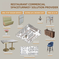 Mobilier de projet pour restaurant, café, bar, restaurant de hamburgers, club KTV, restaurant en velours, banquette modulable