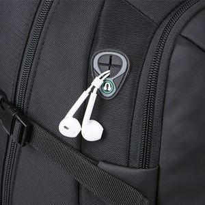 Mochila Multifuncional para Portátil de Viaje al por Mayor, Mochila de Negocios de Gran Capacidad Impermeable de PU y Oxford con Puerto de Carga USB - Product Image 5