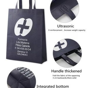 Custom Eco-Friendly <b>Reusable</b> Non-Woven Clothing Tote <b>Bag</b> with Custom Logo Shopping <b>Bags</b> - Product Image 4