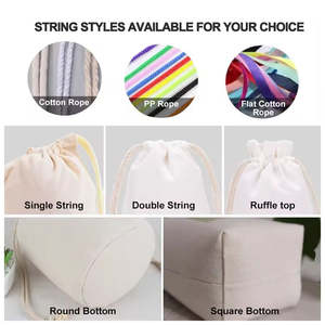 Sac à savon en coton naturel avec cordon de serrage, avec logo, sac en lin, promotion, personnalisé, plastique, 7x10, bio, pour bouteille, XL, mousseline, couverts - Product Image 4