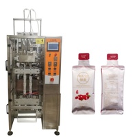 Mesin Pengemas Sachet Gel Energi Bentuk Tidak Beraturan Multifungsi Otomatis Penuh dengan Motor Pemotong Stainless Food Grade