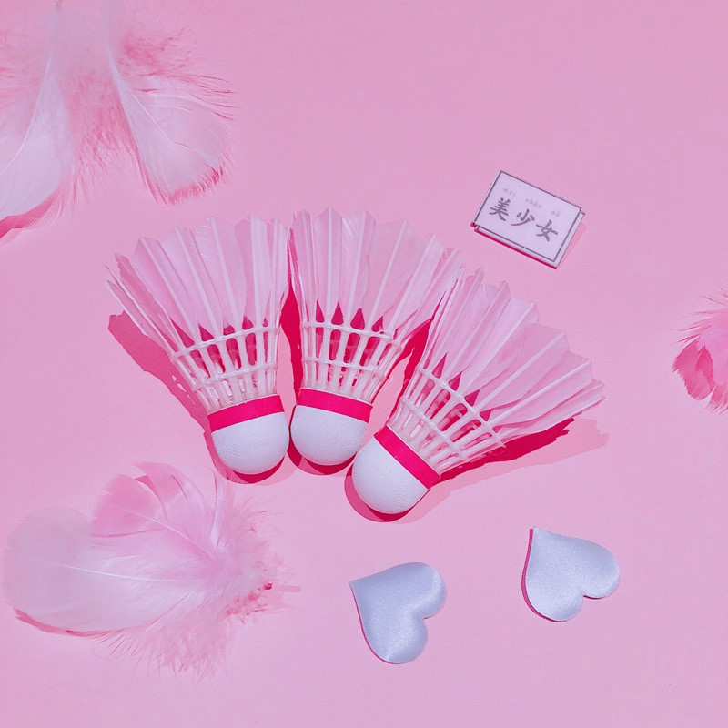 20 Bunte Badminton Bälle - Farbige Federbälle Für Indoor & Outdoor