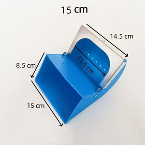 Cage à <span class=keywords><strong>Lapin</strong></span> Automatique Suspendue avec Mangeoire Bol <span class=keywords><strong>Abreuvoir</strong></span> Verrouillable en Plastique et Acier - Product Image 5