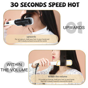 Peigne lisseur à <span class=keywords><strong>cheveux</strong></span> électrique, nouveau, produit de coiffure intelligent, pour Salon, 5 couleurs, fers négatifs, chaud, pour <span class=keywords><strong>cheveux</strong></span> bouclés, pour <span class=keywords><strong>cheveux</strong></span> bouclés, - Product Image 6