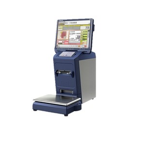 Machine de pesage et d'étiquetage Teraoka DPS 5600II pour l'industrie agroalimentaire, précision d'étiquetage 0,2 avec emballage en sac plastique - Product Image 1