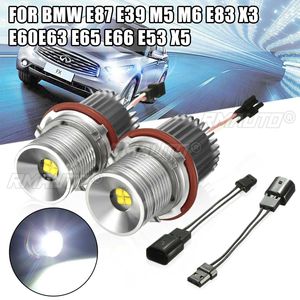 2X 40W H8 Bombillas LED de Ojos de Ángel para Coche, Lámpara de Anillo Halo 63126916097 para BMW E39 E60 E61 E63 E64 E65 E66 E83 X3 E53 X5 E87 - Product Image 1