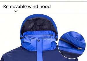 Veste coupe-vent design pour homme, automne-hiver, softshell, pour activités de plein air, camping, escalade - Product Image 6