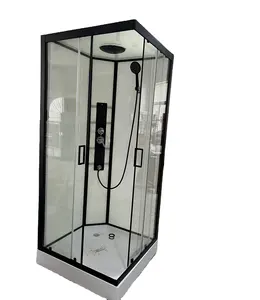 Cheap Indoor Portable Bathroom Shower Cabin Complete Shower Units Sliding Door With Tray