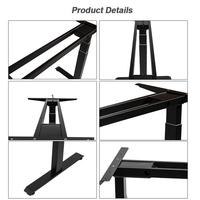 Vente directe usine – Cadre de bureau ergonomique électrique réglable en hauteur, 1 pièce MOQ, économique
